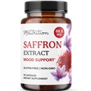Saffron Supplements 88.5mg | 3-Month Supply | Pure Saffron Extract Capsules for Mood, Focus, Eye Health & Energy Balance Support | Crocus Sativus Extract | Gluten-Free & Non-GMO | 90 Capsules