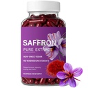 Saffron Supplement Capsules - 88.5mg Pure Saffron Extract for Mood Balance, Uplifted Mood, Vision & Immune Support, 60 Capsules