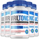 Viril Tonic for Men, Viril Tonic Pills Advanced Performance Supplements, Viril Tonic Performance, Viril Tonic Review (5 Pack 300 Capsules)