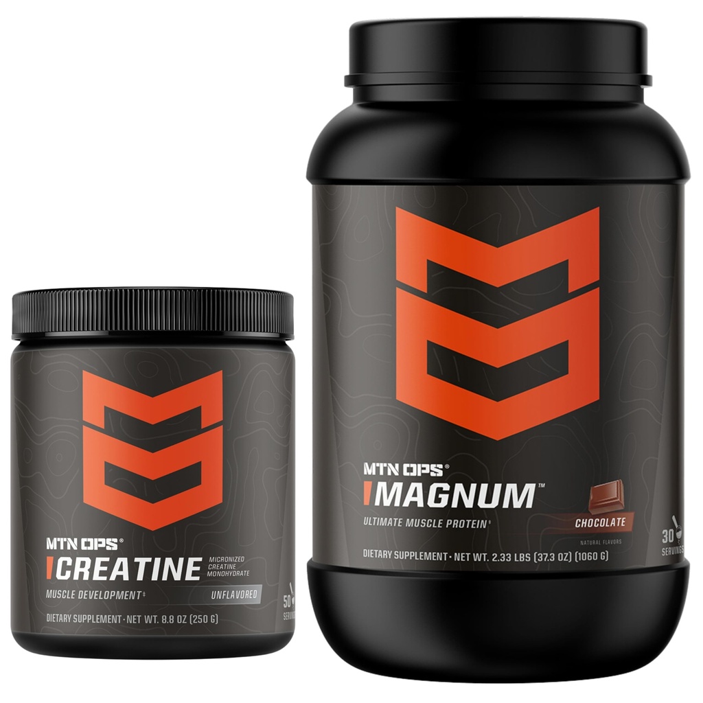 MTN OPS Creatine + Magnum Protein Chocolate Bundle