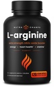 NutraChamps Premium L Arginine Supplement L-Arginine Powder & L Citrulline Enhanced with Grape Seed & Ginger, 120 Vegan Capsules