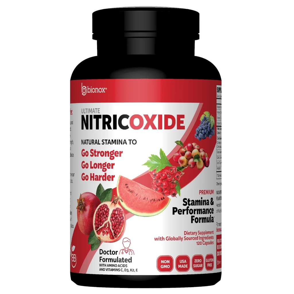 Potent Nitric Oxide Capsules by Bionox