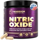 WARRIOR PROTOCOL Nitric Oxide Supplements for Men - Nitric Oxide Booster for Blood Flow, Stamina Booster, Alpha Energy and Endurance - 90 Capsules