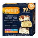 Smart for Life - High Protein, Low Sugar Bar Variety Pack, Gluten Free Caramel Almond, Chocolate & Peanut Butter Chocolate Crunchy Meal Replacement Bars Works with Cookie Diet Non-GMO 18ct