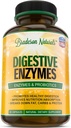 Enzimas digestivas de Bradeson Naturals - Enzimas &amp; Probióticos, Suplemento dietético natural, 60 cápsulas
