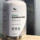Organic Stabilized Allicin Tablet with Spearmint - 700,000 mcg of Allicin per Bottle - 100 Count - USDA Certified - Laboratory Tested