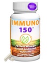 Immuno 150, Immune Support Supplement, Packed with 70 Plant Minerals, 13 Essential Vitamins and 68 Additional Nutrients-150 Vegetable Capsules- Immune Boost for All Age Groups