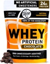 TGS Nutrition Chocolate Whey Protein Powder 2lb - No Artificial Sweeteners, Natural Ingredients, No Stevia, GMO Free - Whey Concentrate for Men & Women Shakes, Smoothies - Muscle Recovery