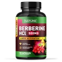 Built by Nature Berberine 500mg – Berberine HCl 500mg Capsules – Pure Berberine Supplement – 90 Capsules