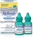 Refresh Optive Advanced Lubricant Eye Drops - 0.66 oz, (3 X Twin Packs)