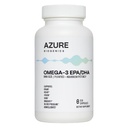 Omega-3 Supplement-High Potency EPA/DHA Fish Oil- Supports Brain, Heart, Vision, Skin, Immunity, Blood Pressure & Bones/Joint*-Molecularly Distilled, Ultra-Purified-120 Easy to Swallow, Mini Softgels