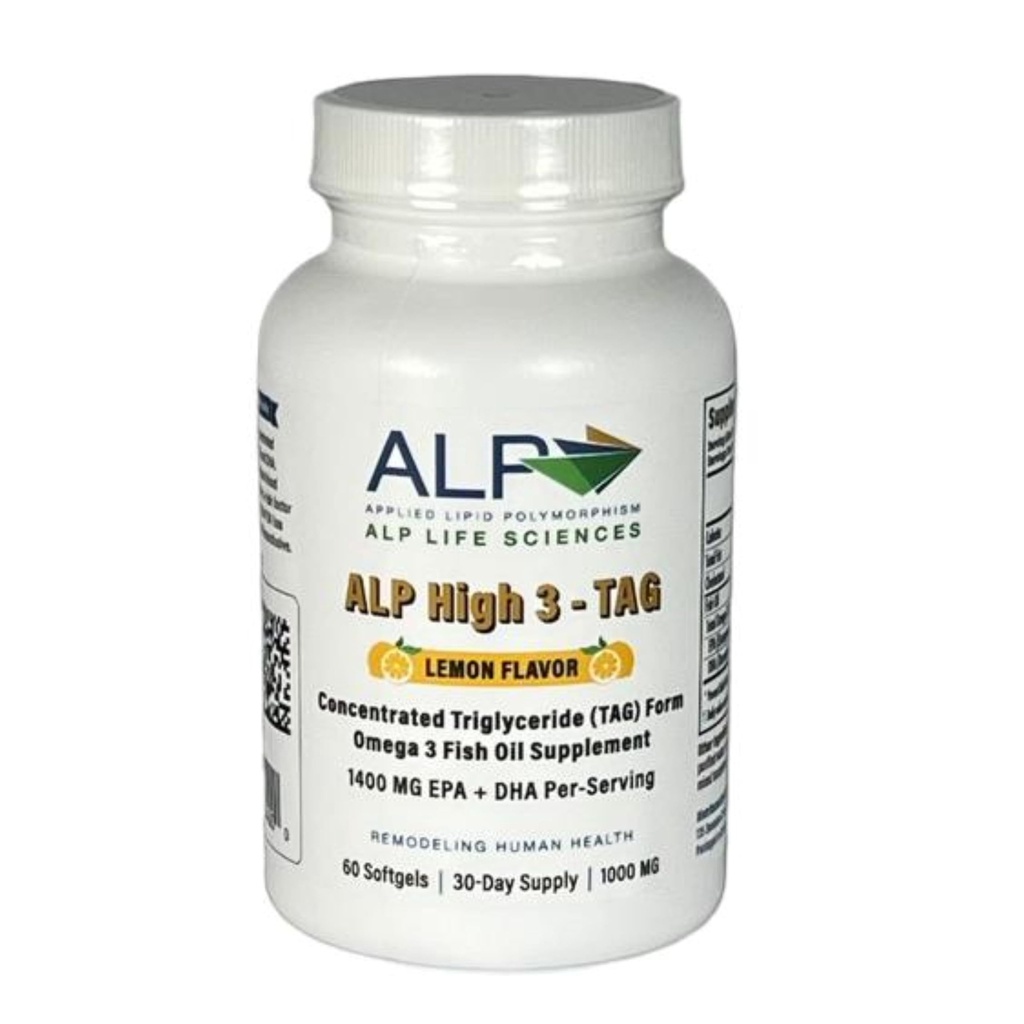 TAG Omega 3 Fish Oil Supplement - 60-Count