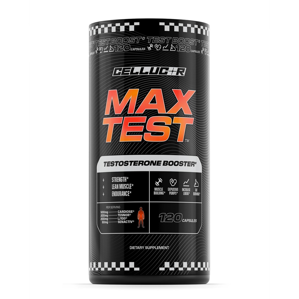 Cellucor Max Test™ Testosterone Booster | 120 Capsules
