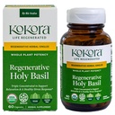 kokora Regenerative Holy Basil - Regenerative Organic Certified – Relaxation, Calm Mind, Stress Relief* -Vegan, Non-GMO – 60 Capsules - 30 Servings