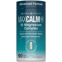 Natural Vitality MaxCalm Magnesium Complex Capsules | Advanced Formula & Enhanced Absorption | Gluten Free & Vegan Supplement | 90 Count