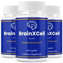 (3 Pack) Brainxcell Capsules, Brainxcell Performance Memory Supplement for Mental Clarity, Health & Wellness, Advanced Nootropic Mind Power Supplement Pills Better Focus, Attention, Calm Mood (180 ct)
