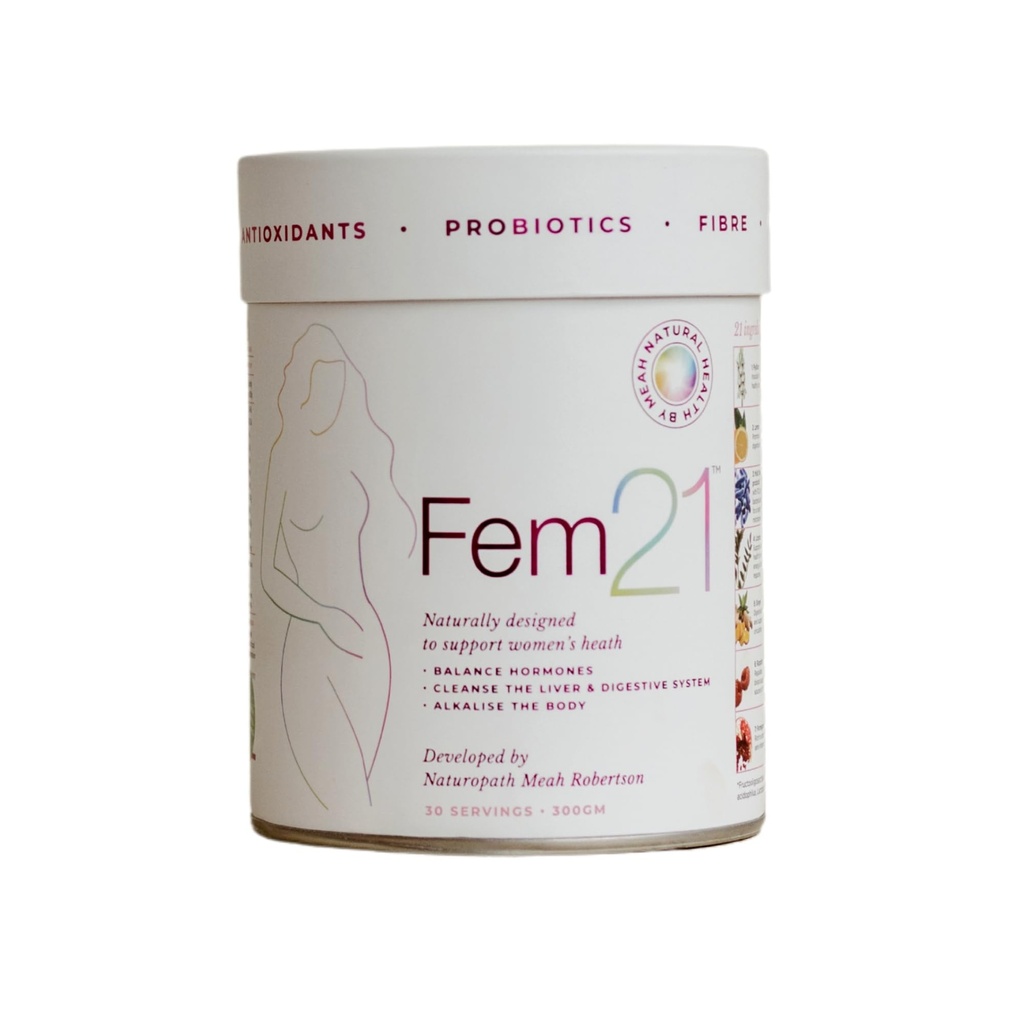 Nutritional Supplement for Women, Herbal Blend with 21 Superfoods for Women’s Wellness and Vitality, with Prebiotics, Probiotics and Antioxidants, 1-Month Supply, 300 g