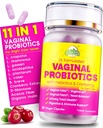 Vaginal Probiotics for Women with Prebiotics & Cranberry - Dr. Formulated Feminine pH Balance Daily Supplement, Supports Vaginal Odor Control & Urinary Tract Health, 30 Servings