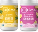 Ultima Replenisher Electrolyte Powder Drink Mix Bundle – Sugar Free – Lemonade y Pink Lemonade, 90 Servings – Hydration Powder - 6 Key Electrolytes and Trace Minerals – Keto Friendly, Non-GMO