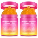 2 Pack Women's Probiotic Gummies for Vaginal Health - pH Balance & Immune Support Supplement, Pineapple Flavor, 120 Count | Feminine Care Vitamins for Women