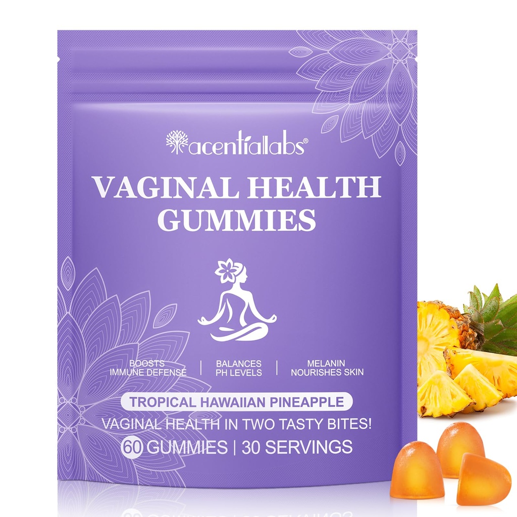 Vaginal Probiotics for Women, Vital Source Feminine Gummies, pH Balance for Women, Premium Feminine Balance Gummies, Promotion of Womens Health - 60Gummies