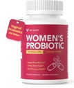 Vaginal Probiotics – pH Balance, Feminine Odor Control & Yeast Support, Probiotics for Women with Prebiotics & Lactobacillus Blend, 60 Capsules