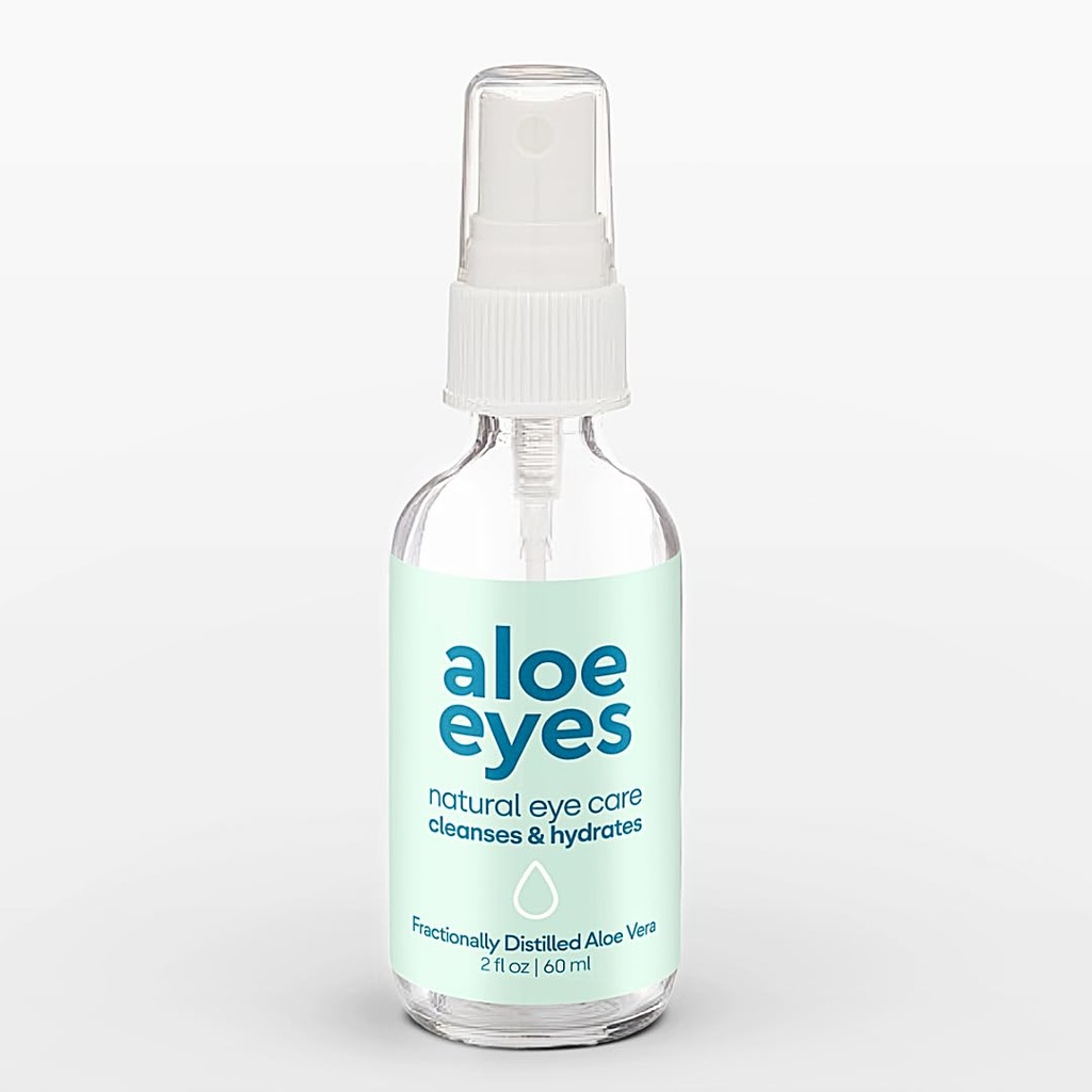 Spray - Preservative-Free Dry Eye Relief - Natural Eye Care - Alternative to Eye Wipes - Contact Lens Friendly - 2 Fl oz