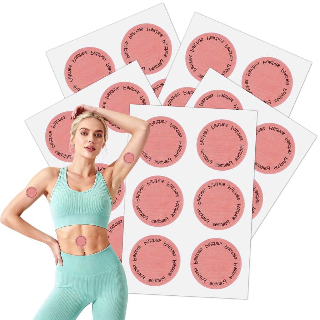 MOLATIN 30PCS Body Management Patches, Unisex Wellness Patches (Pink)