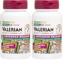 NaturesPlus Herbal Actives Valerian 600mg Extended Release - 30 Tablets - Vegetarian, Gluten Free - 30 Servings (Pack of 2)