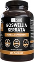 Ingredientes originales puros Boswellia Serrata (365 capsules) No hay magnesio o rifles de arroz, siempre puros, Lab Verified