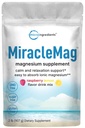 Micro Ingredients MiracleMag Calm Magnesium Powder, 2lbs | Magnesium Citrate Powder | Sweet Raspberry Lemon Flavored | Easily Absorbed Ionic Form | Non-GMO, Vegan, Sugar Free