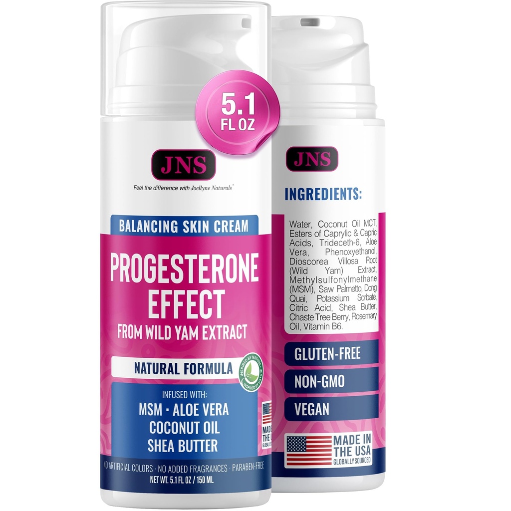 Joellyne Naturals Wild Yam & Dong Quai Cream 3000 mg, 5.1 oz