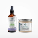 Genesis Organic Magnesium Spray 4oz – Lavender and Wild Yam Cream Natural Hormonal Support for Women 2oz