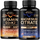 NUTRAHARMONY Vitamin D3 K2 & Magnesium Citrate Capsules
