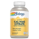 Solaray Calcium Magnesium Citrate 2:1 Ratio - Calcium Supplements for Women and Men w/Magnesium and Vitamin D 2 - Bone Health, Muscle and Nerve Support - Vegan, 60-Day Guarantee, 60 Serv, 360 VegCaps