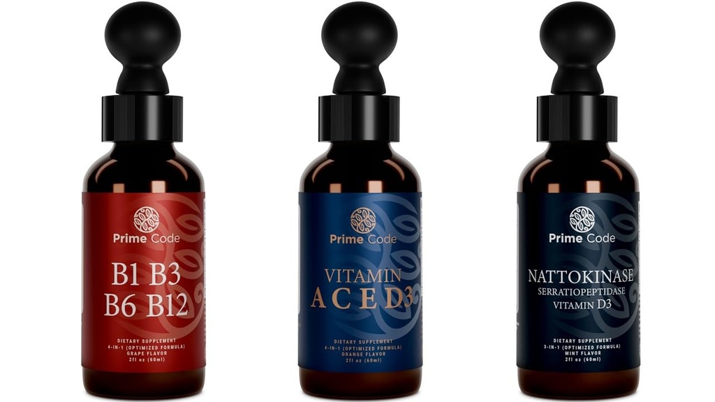 Liquid Vitamin B1 Drops with Vitamin B3 B6 & B12, Liquid Vitamin A Supplement for Women & Men with Vitamin C E and D3, nattokinase supplement | serratiopeptidase and nattokinase supplements