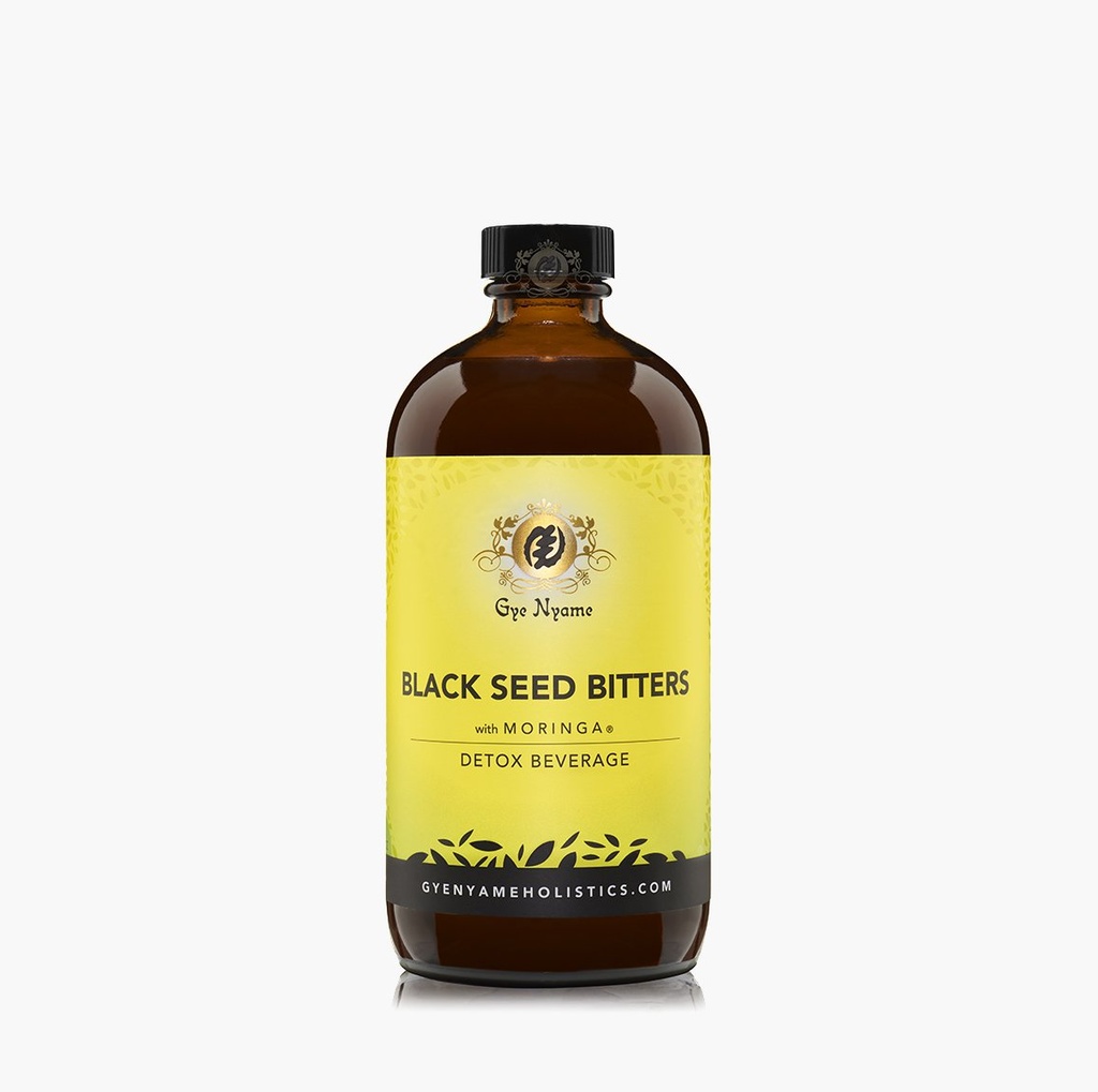 Gye Nyame Black Seed Bitters with Moringa~Detox~16 oz~The Original+Best
