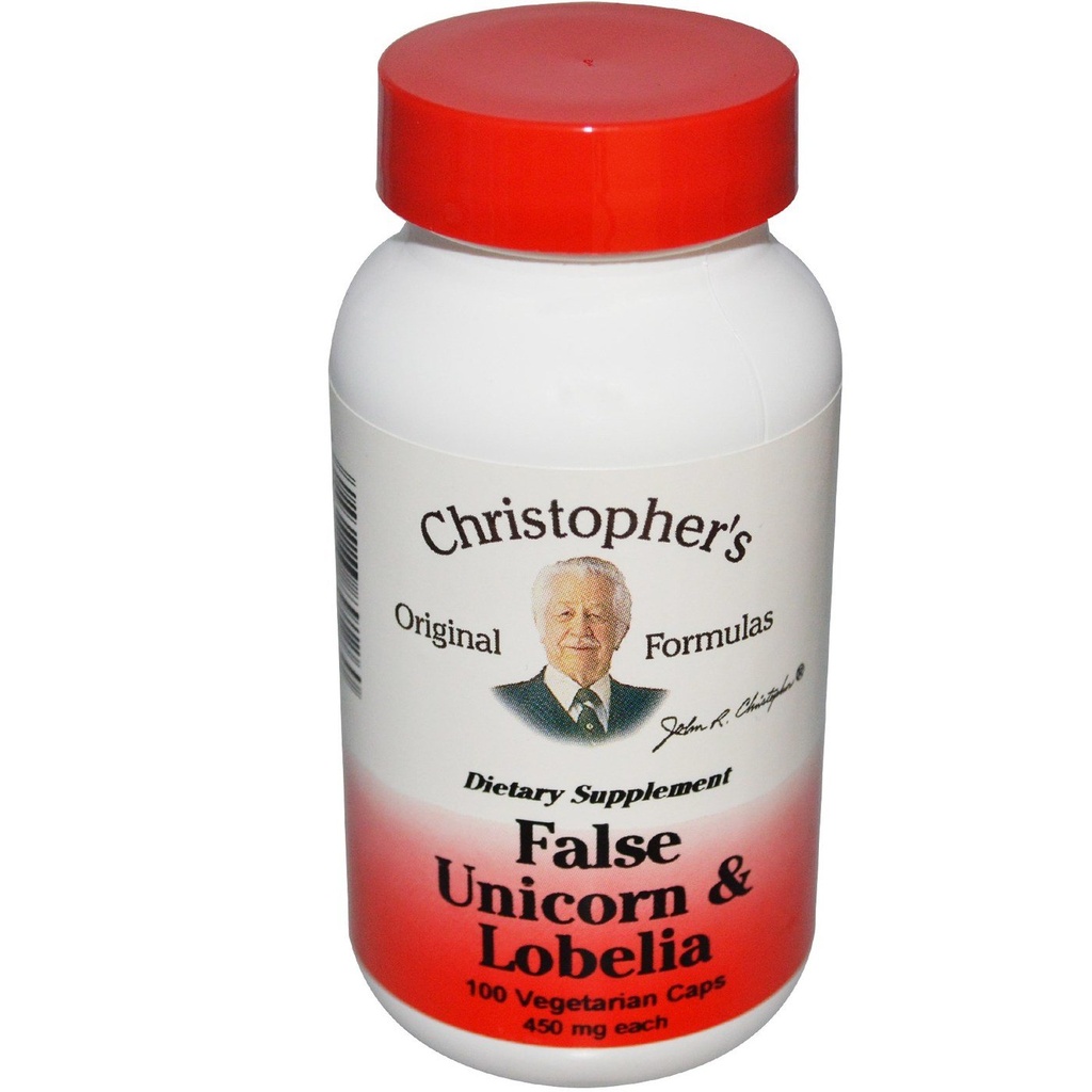 Dr. Christophers Formulas Cleanse False Unicorn and Lobelia, 100 Vegicaps