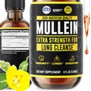 HERBIFY Mullein Drops - Lung Cleanse - Leaf Extract - Powerful Mullein for Immune Support,Detox & Respiratory Support - Made in USA - Lung Cleanse for Smokers - 4 Oz