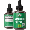 USDA Organic Lymphatic Drainage Drops. Sugar Free, Tasty 6-in-1 Lymph System Support for Detox, Cleanse. Vegan Supplement with Astragalus, Echinacea, Red Clover, Cleavers Herb, Licorice & Burdock Root