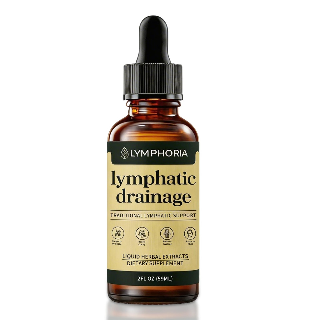 Lymphoria Lymphatic Drainage Drops, Lymphatic System Support, Immune System, Vegan & Non-GMO, Natural Herbal Blends(59ML/2FL.OZ) 1