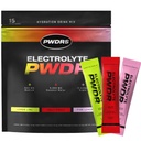 PWDRS Electrolytes | All Natural Electrolyte Packets | Zero Added Sugar | 5,000mg Coconut Water for Fast Hydration | Non-GMO, No Sucralose | 15 Sticks
