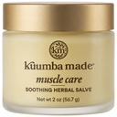 Kuumba Made Muscle Care Herbal Salve, Soothing Plant-Based Balm with Arnica, St. John’s Wort & Ginger, 2 Oz
