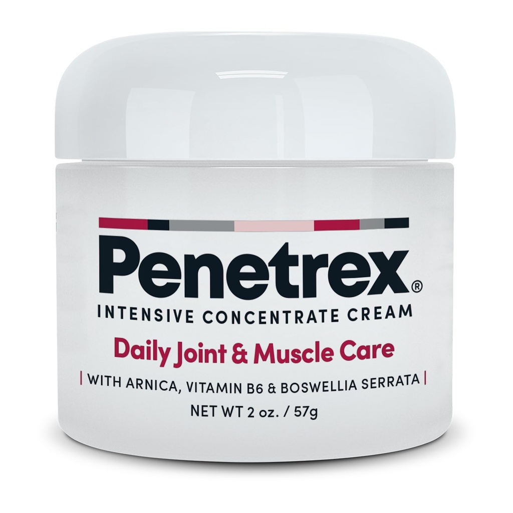 Penetrex Daily Joint & Muscle Care Cream – Soothing Botanical Formula with Arnica, Vitamin B6 & MSM – Lightweight Fast-Absorbing Cream for Everyday Movement - Non-Greasy - Light Scent- 2 oz
