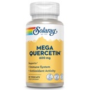 SOLARAY Mega Quercetina con Bromelaina, Vitamina C y Bioflavonoides - Suplemento de Apoyo Antioxidante e Inmunitario, Hearth Health and Blood Pressure Support - Garantía Vegana de 60 días, 60 Serv, 60 VegCaps