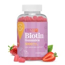 21st Century Kalos and Splendor Biotin 5000 mcg Gummies, Strawberry, 120 Count