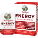 MaryRuth's Energy Dissolving Strips | B Vitamin Complex | Energy Metabolism | Vitamin B12 | Green Coffee Seed Extract | L Theanine | Strawberry Flavor | Vegan | Sugar Free | Gluten Free | 30 Count