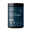 Gainful Whey Protein Isolate Powder, 25g Clean Protein per Serving, Unflavored, Supports Lean Muscle and Recovery, Virtually Lactose-Free, No Artificial Ingredients, Ultra Versatile, 14 Servings
