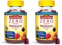 Nature Made Zero Sugar Melatonin 5mg Sleeping Gummies for Adults Extra Strength,100% Drug & Aspartame Free,70 Sugar-Free Melatonin Gummies,70 Day Supply,(Pack of 2)