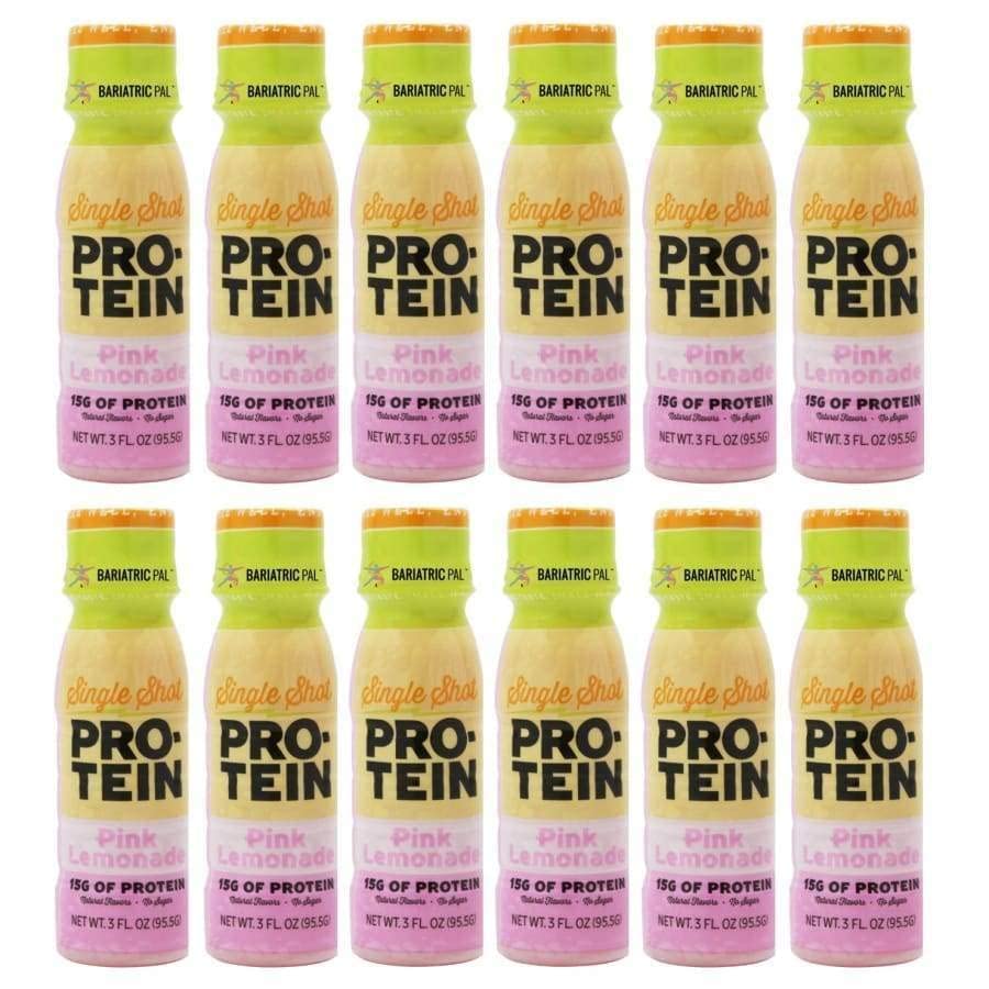 BariatricPal 15g Whey & Collagen Complete Protein Shots - Pink Lemonade